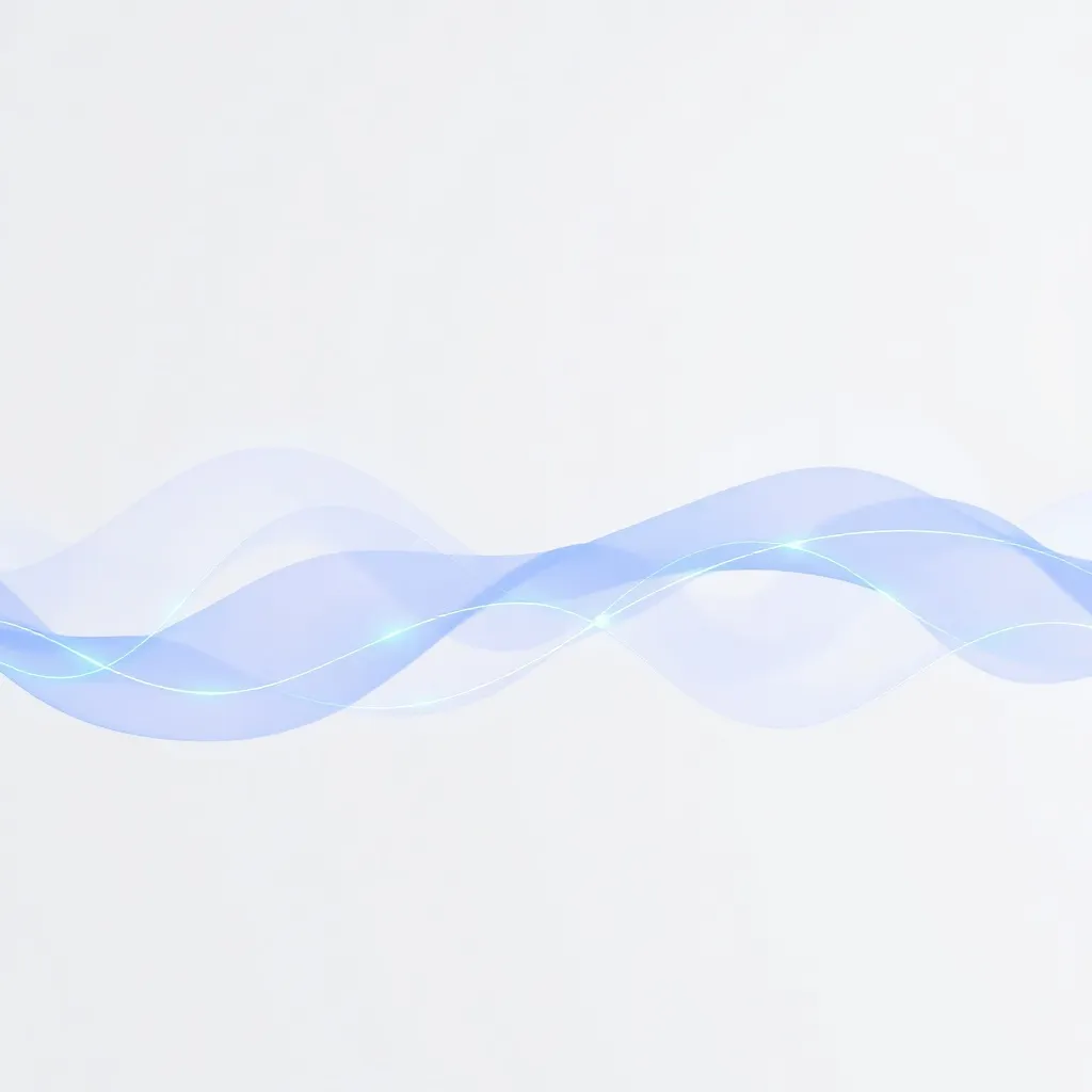 Abstract visualization of energy flow, glowing blue and viol